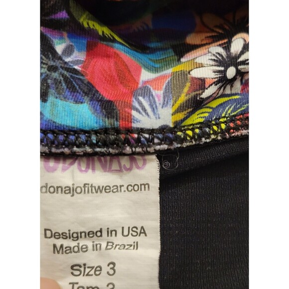 Dona Jo Performance Skirt Skort Tennis Floral Colorful Womens Size 3(XL) - Picture 6 of 12